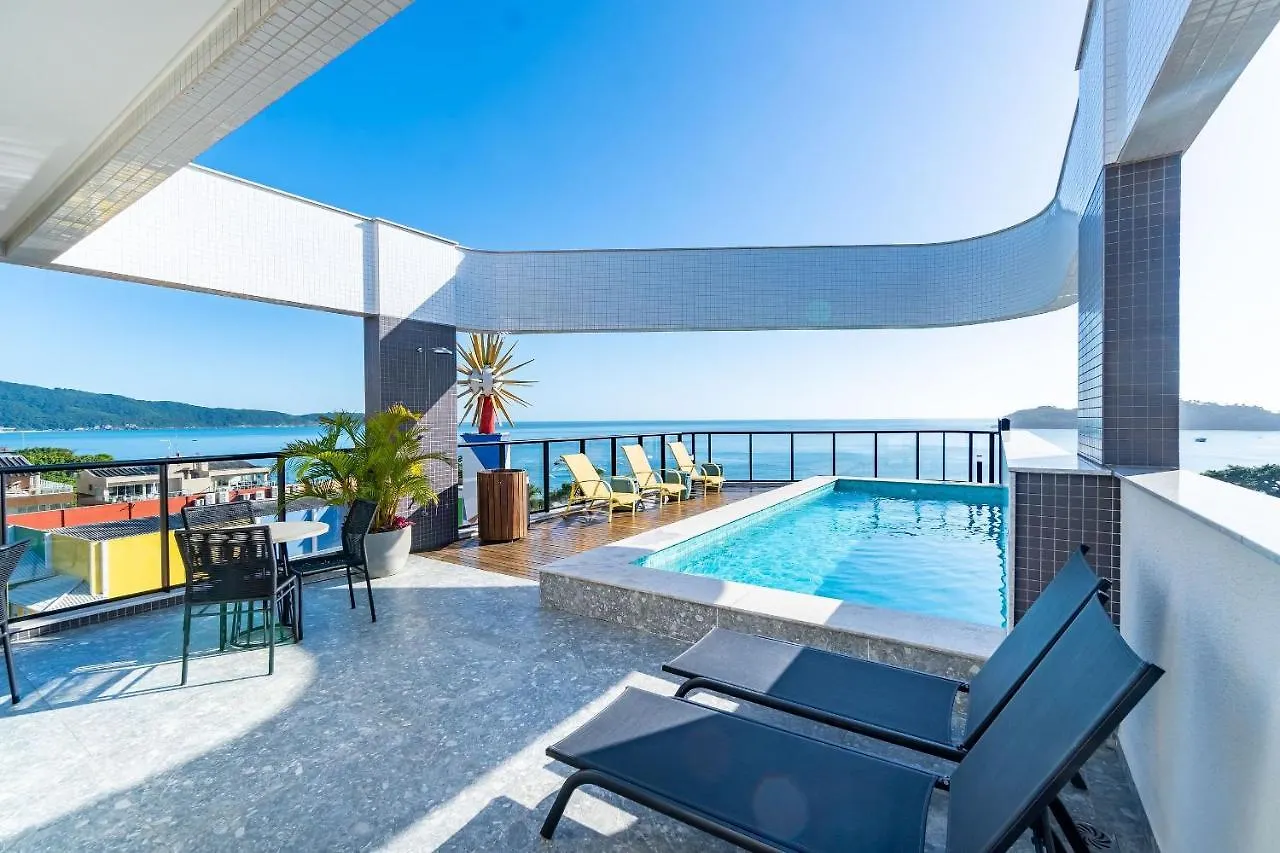 Aion Suites 103 - Compacto E Luxuoso Loft - Rooftop Com Piscina E Academia - A Poucos Passos Da Praia 邦比尼亚斯 公寓
